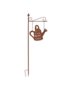 LOVE GROWS HERE GARDEN STAKE