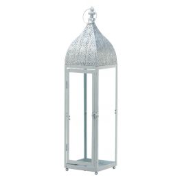 LARGE SILVER MOROCCAN STYLE LANTERN